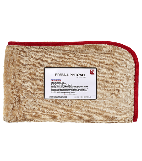 Fireball - Pin Towel Red 72x200cm