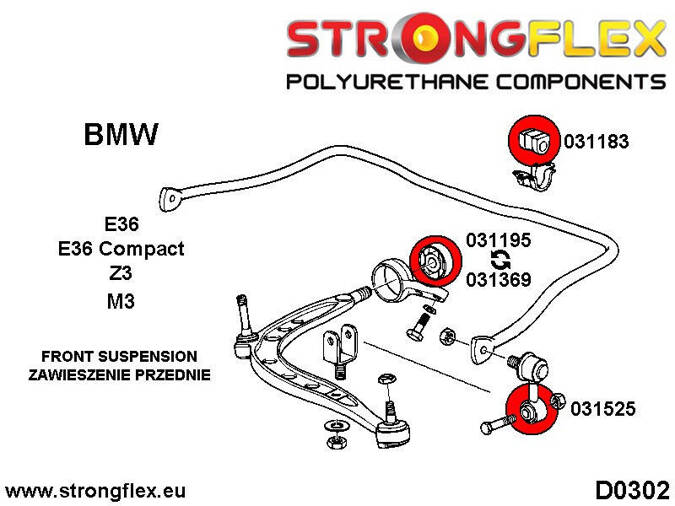 Kompletny zestaw zawieszenia SPORT BMW Z3 94-02